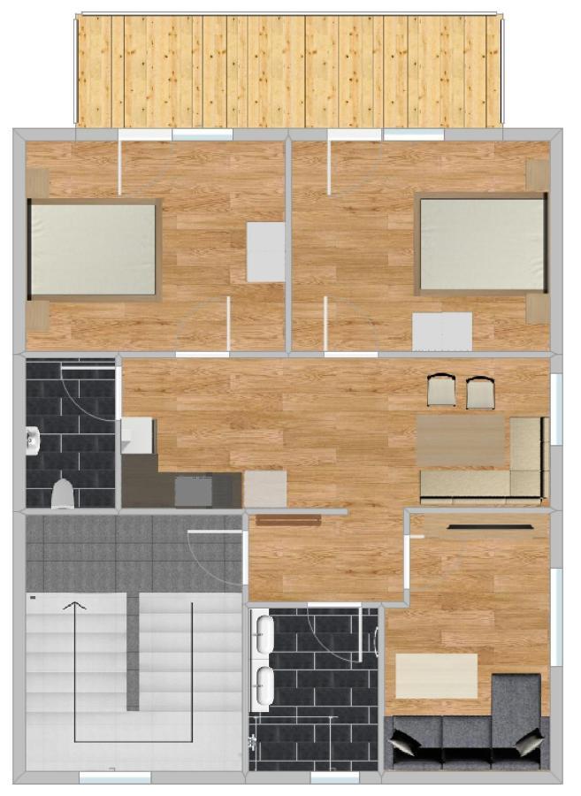 דירות רמסאו אם דכשטיין Haus Alpenruhe By Schladmingurlaub מראה חיצוני תמונה